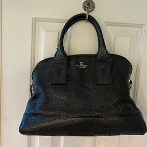 Kate spade black leather purse with matching wallet